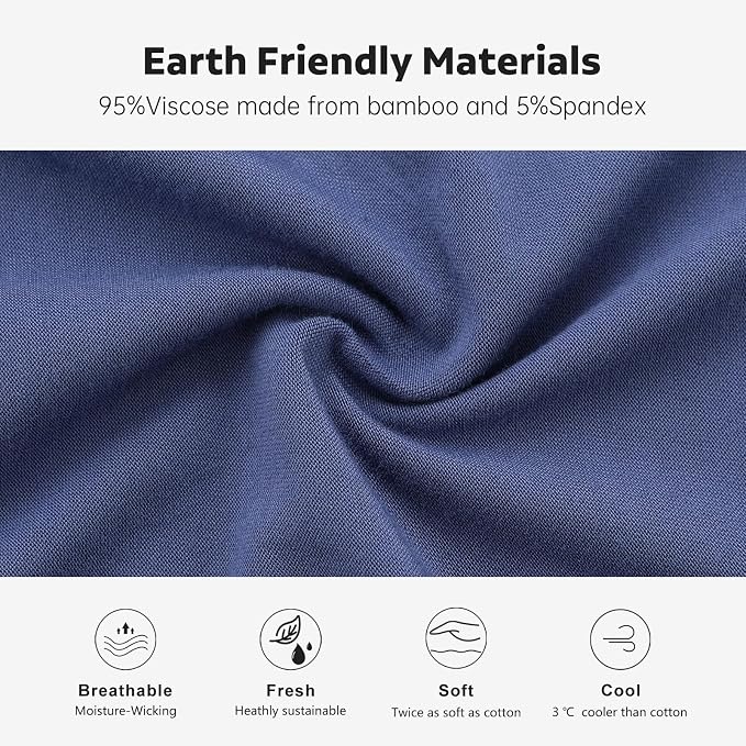 BAMBOO COOL Men's Ultra ComfortSoft Underwear, Moisture Wicking & Breathable No - Image 3