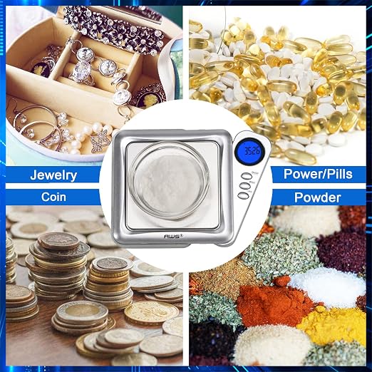 American Weigh Scales 200g x 0.01g Digital Pocket Gram Scale-Blade Series | - Image 5