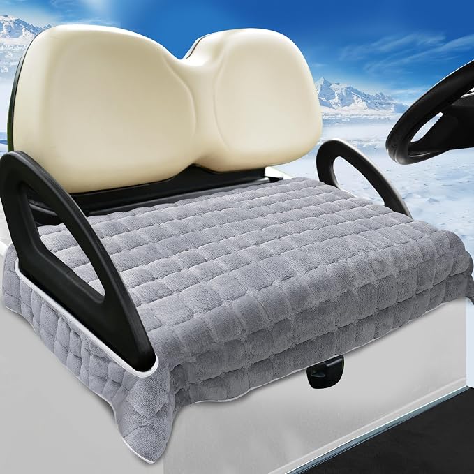 YOKYHOM Golf Cart Seat Covers, Supreme Comfort Golf Cart Seat Towel Blanket by ColorfulLifeCreations
