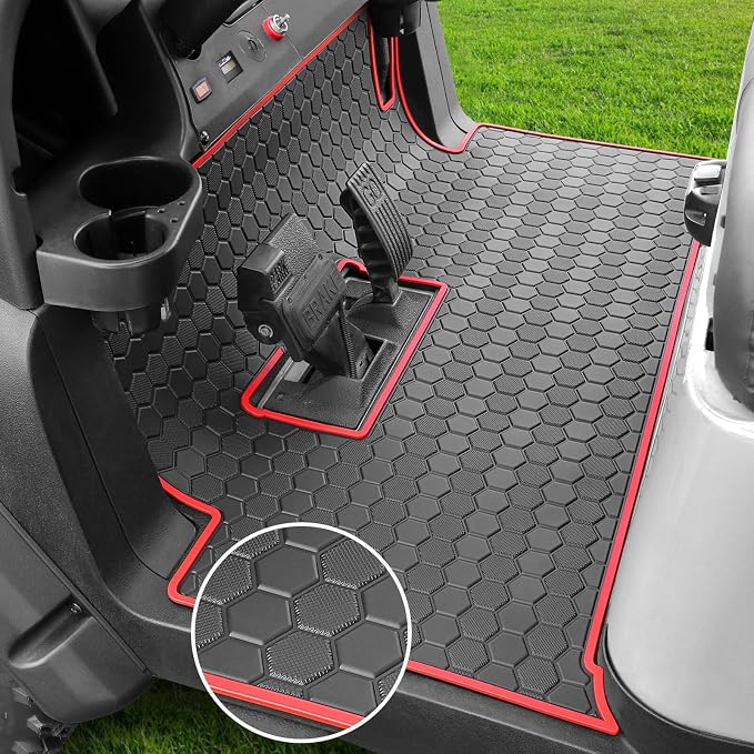 Club Car Precedent Golf Cart Full Coverage Floor Liner Mat, Fits Club Car by MOSNAI