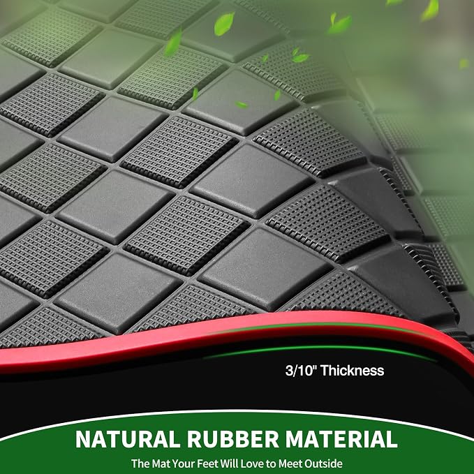 Golf Cart Floor Liner Mat 8mm Thick Rubber Full Coverage Fit - Image 5