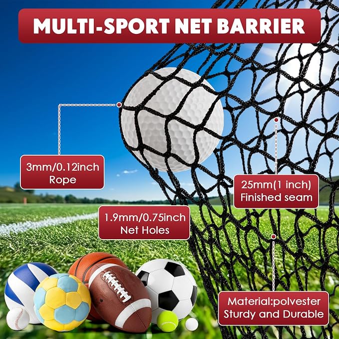 Golf Hitting Net Set 10ft Golf Practice Netting - Image 2