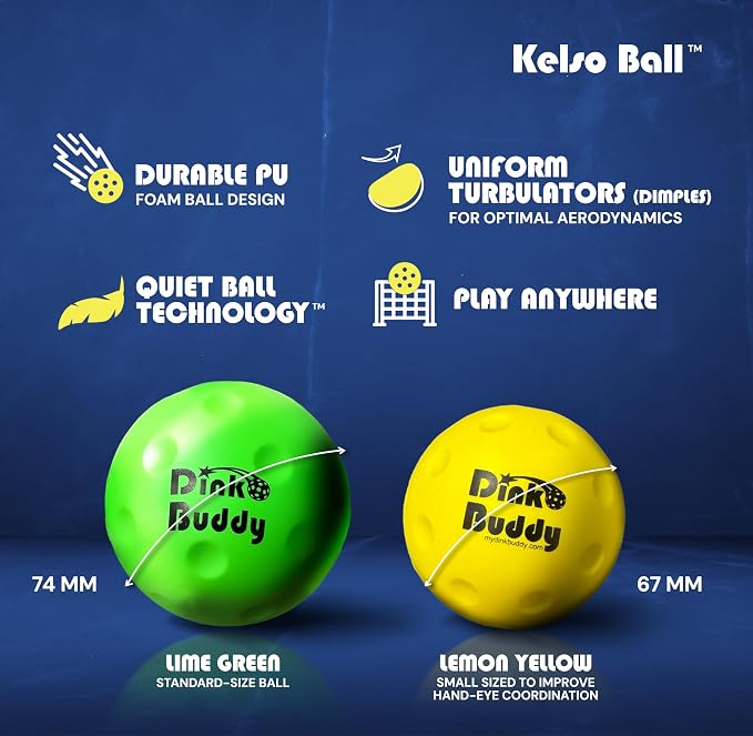 Kelso Pickleball, PU Foam Pickleball Balls - Image 5