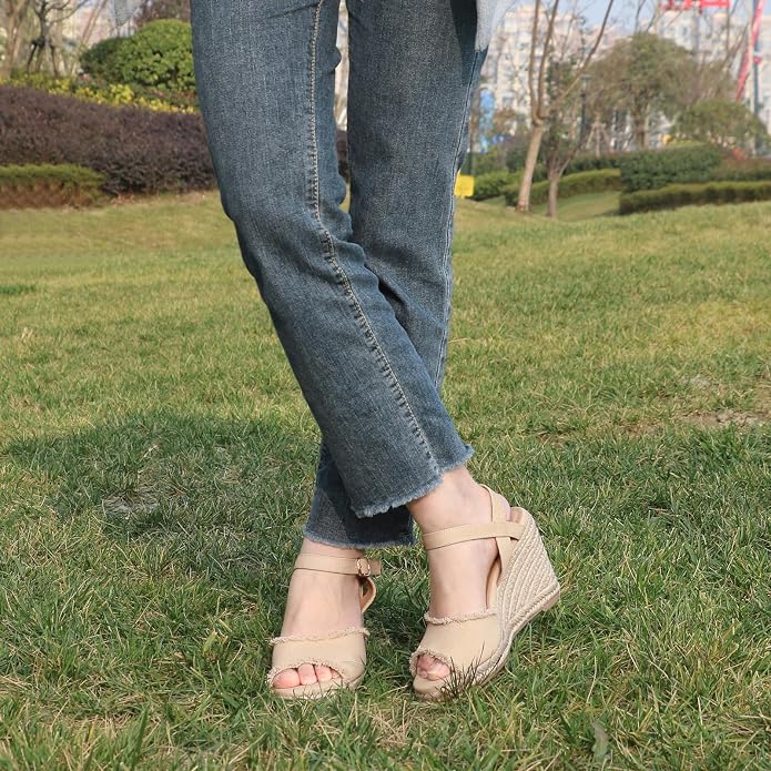 JOY IN LOVE Platform Wedge Sandals - Image 5