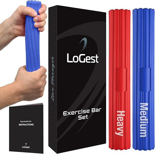 Logest Twist Hand Exerciser Bars by Logest