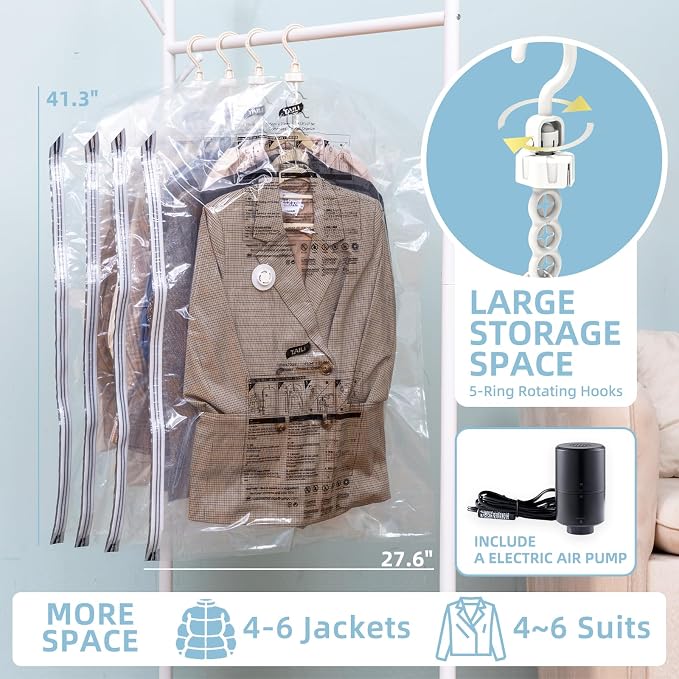 Hanging Vacuum Storage Bags - Image 2