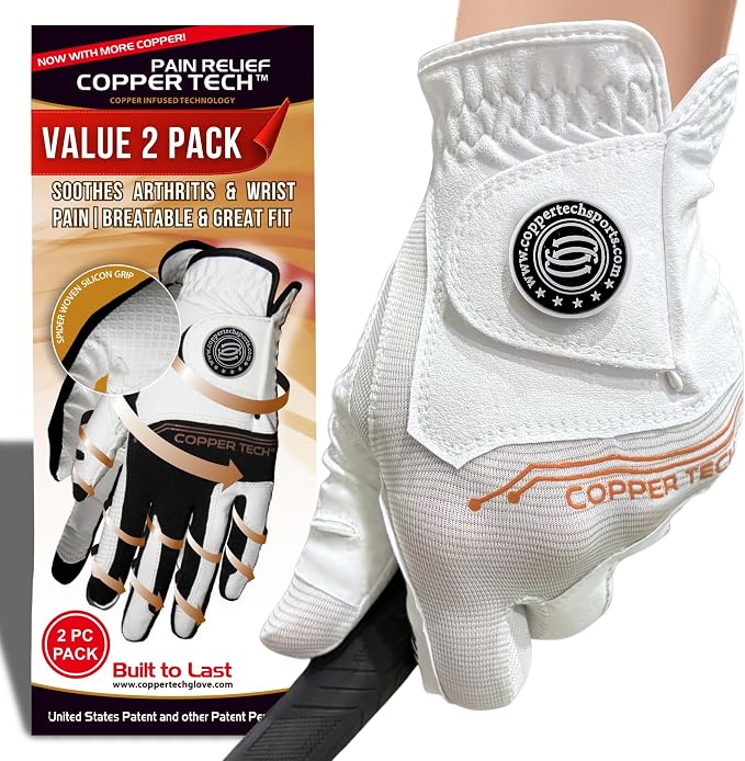 Copper Tech Ladies Golf Gloves Women Right Handed Golfer or Left Handed Golfer by CopperTechSports