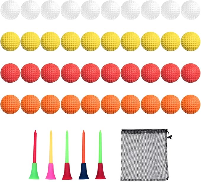 40 Pack Foam Golf Practice Balls by Bac-kitchen