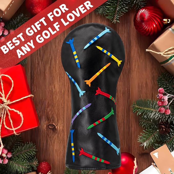 Colorful Nails Style Golf Half Mallet Putter Cover Headcover, Golf Putter Club - Image 5