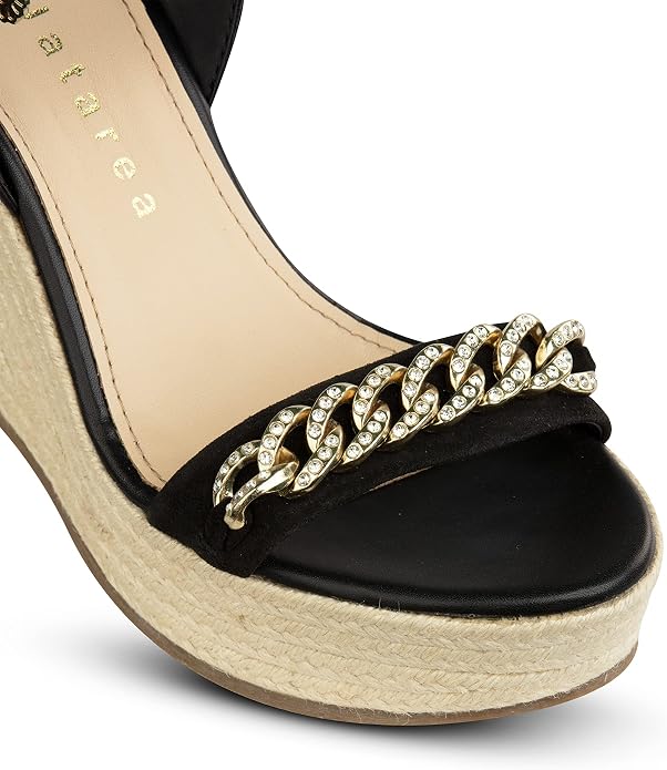 JATAREA Leather Wedge Sandals for Women | Women's Sandals Perfect for Summer - Image 3