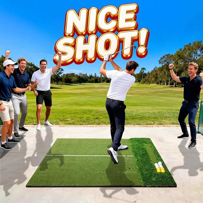 5x4 ft Premium Dual-Turf Golf Mat - Image 9