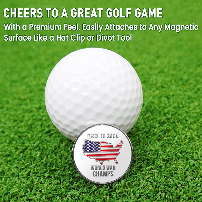 Amy Sport Golf Ball Markers Assorted Patterns Fits All Magnetic Golf Tools - Image 4