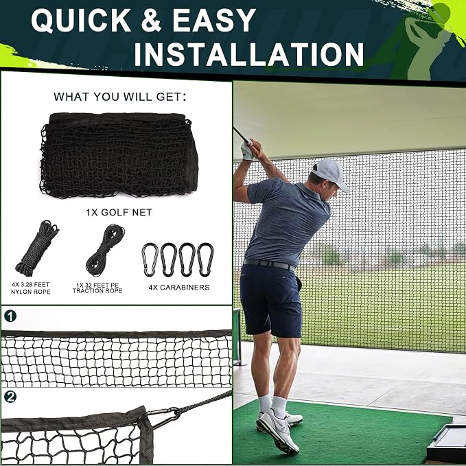 Golf Netting 7Ft, 20Ft Golf Practice Net - Image 7