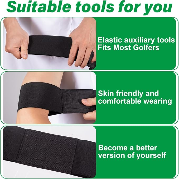 Golf Training Aid Band, Elastic Swing Golf Trainers Band - Image 3