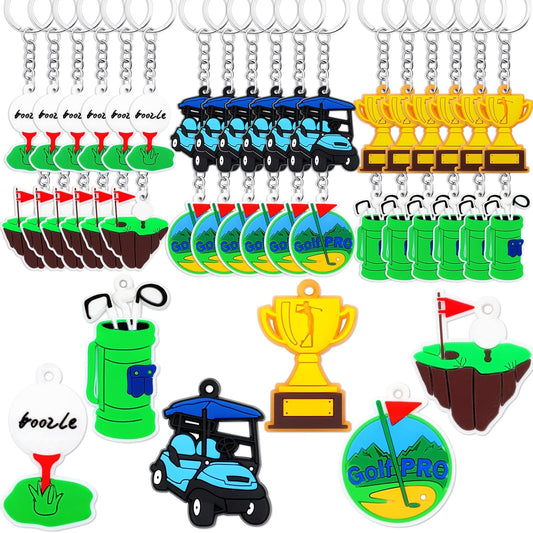 36pcs Golf Party Keychains Golf Party Favors Golf Party Decorations for Golf Theme Party Supplies Golf Themed Birthday Party Sport Themed Party Baby Shower Favors