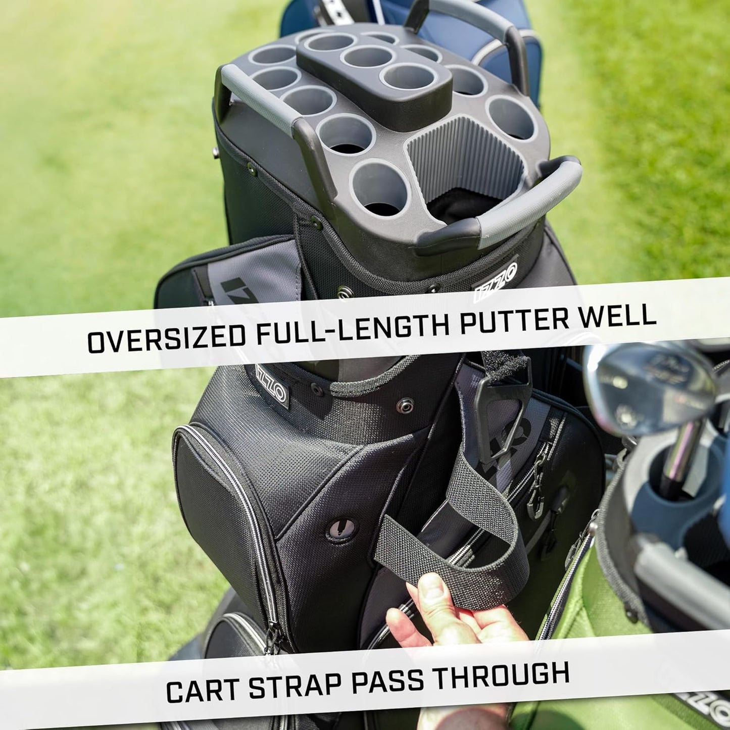 Izzo Ultimate Organizer Golf Cart Bag