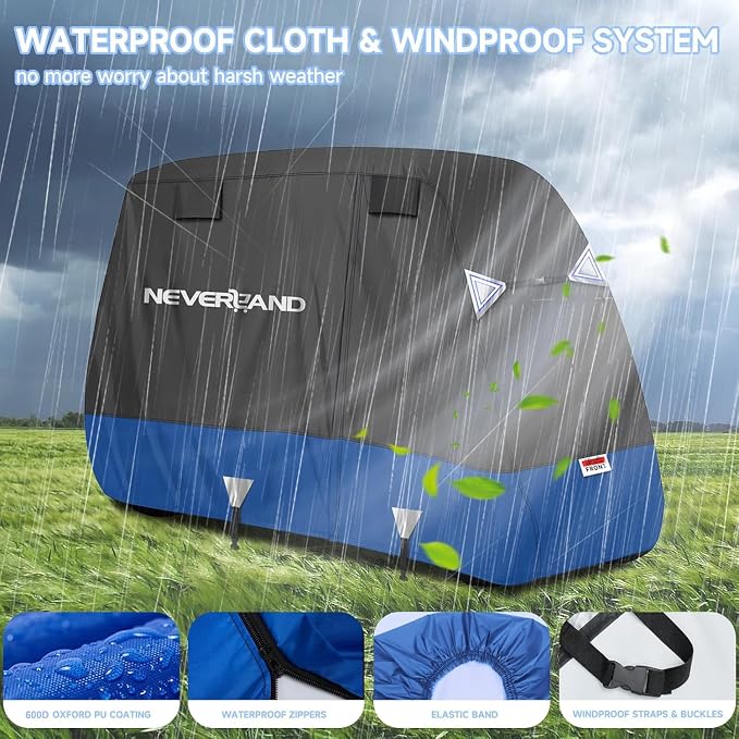 NEVERLAND Golf Cart Cover 4 Passenger - Image 4