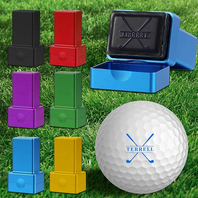 Personalized Golf Ball Stamp – Custom Golf Ball Marker Stamp by Unknown