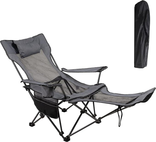 LEADALLWAY Camping Folding Chair by LEADALLWAY
