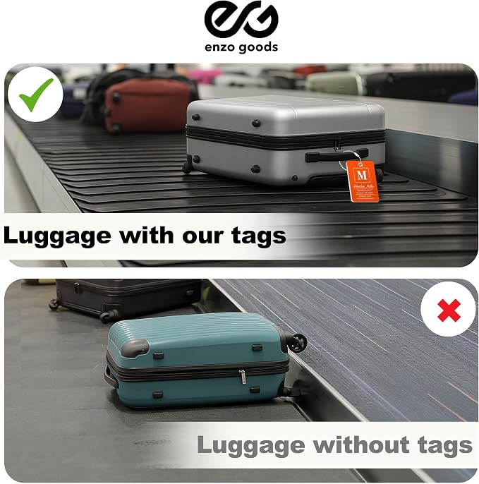 Personalized Luggage Tag | 6 Pack | Custom Luggage Tags - Image 8