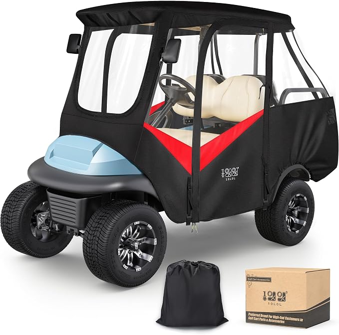 10L0L 4 Passenger Golf Cart Driving Enclosure by 10L0L