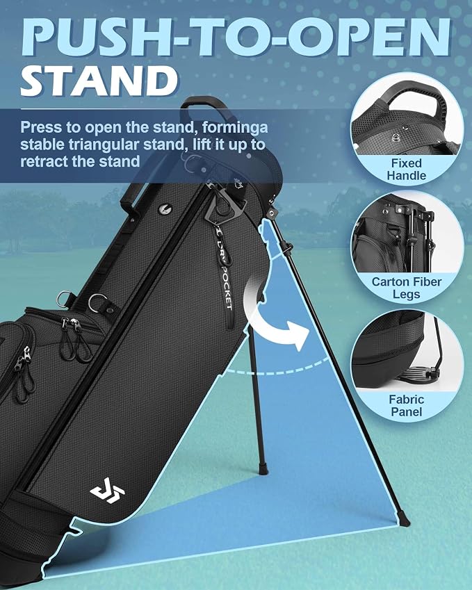 Golf Stand Bag – 2025 Upgraded Version - Image 4