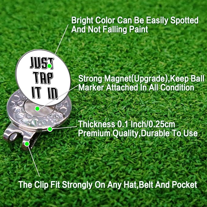 Amy Sport Golf Ball Markers Assorted Patterns Fits All Magnetic Golf Tools - Image 3
