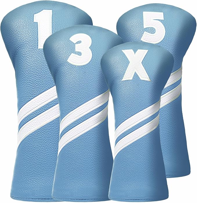 Golf Club Head Covers for Fairway Woods Driver Hybrids by Honmeday