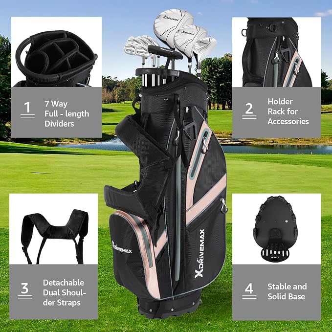 Golf Stand Bag, Lightweight Golf Bag - Image 4