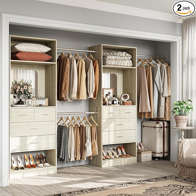 Unikito Closet System, 6-14FT Walk in Closet Organizer by Unikito