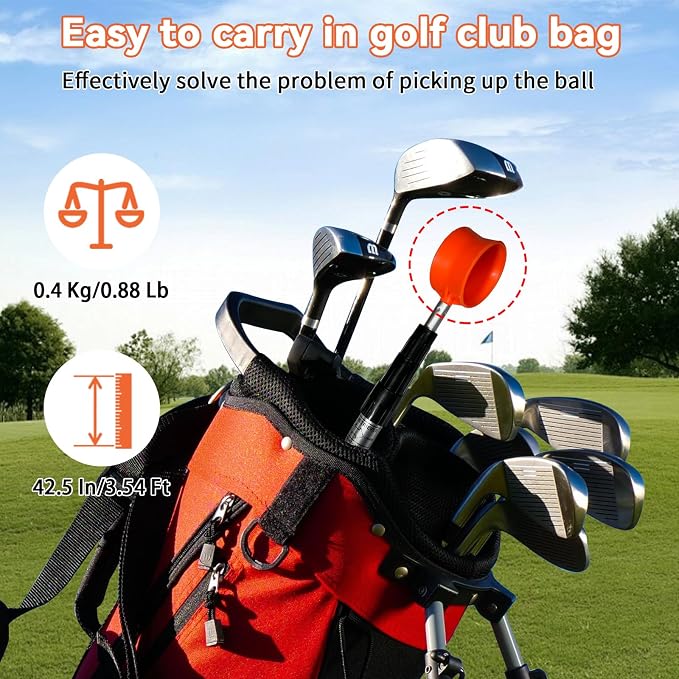 SPEENSUN Golf Ball Retriever Telescopic, Golf Ball Water Retriever, Max 12Ft - Image 6