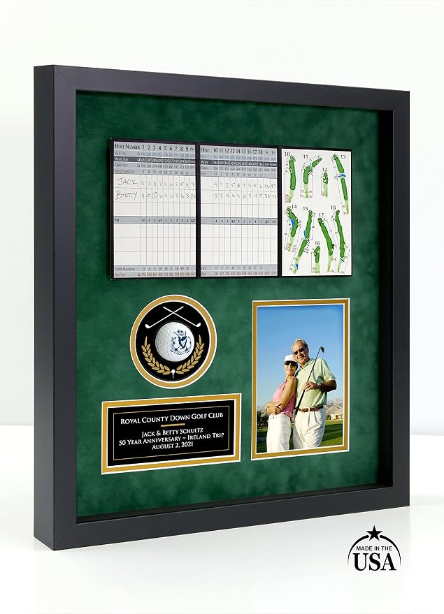 Universal Golf Achievement, Award Display Case Frame - Image 2