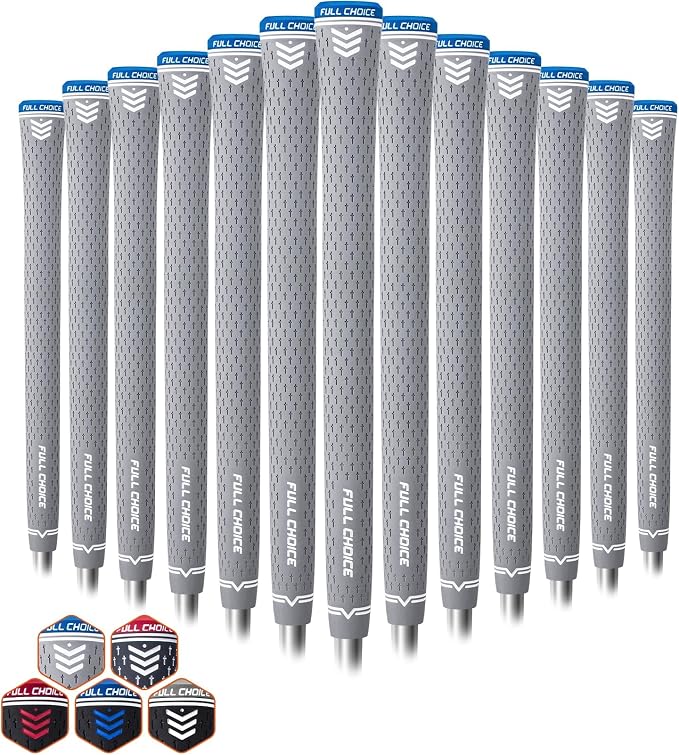 Rubber Golf Grips 13 Pack, Concise Fashion Design, Choose from 13 Grips Set or by FULLCHOICE