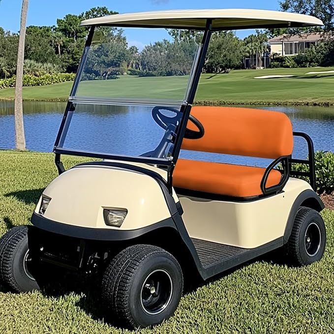 Fashion Print Golf Cart Seat Covers 2 Passenger Golf Cart Backrest Cover Golf - Image 2
