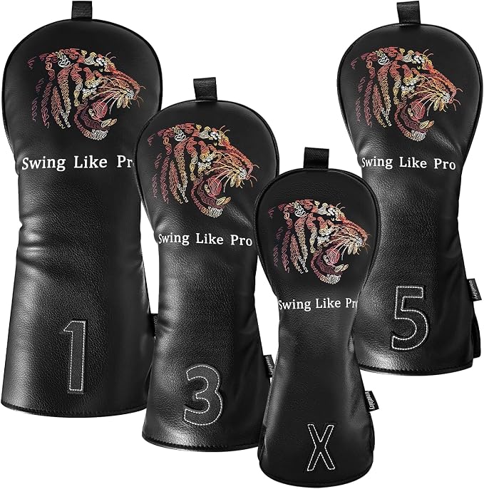 Golf Club Cover for Driver Fairway Wood Hybrid Mallet Putter Cover, Wootfairy by wootfairy