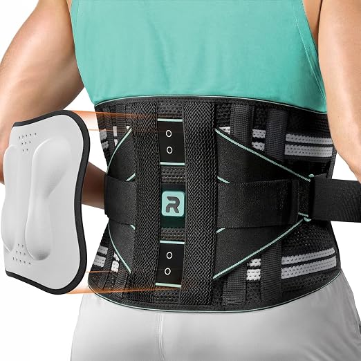 Back Brace for Lower Back for Women Men, Elastic Back Support Belt by RAKIIE
