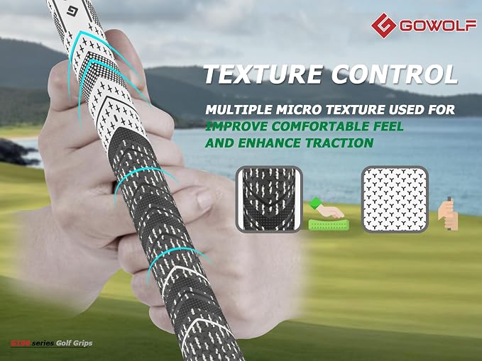 Gowolf Golf Grip Cord Rubber Multi-compound Golf Driver Irons Club Choose 13 - Image 3