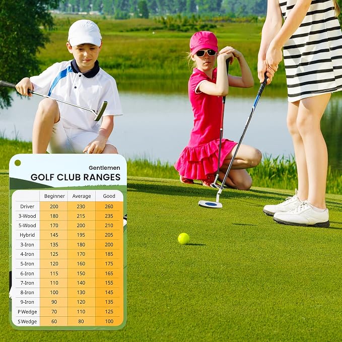 2 Pack Golf Club Distance Card, Erasable and Quick Reference Golf Club Range - Image 7