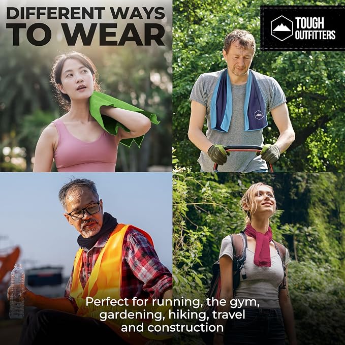 Tough Outdoors Cooling Towels for Neck Face - Image 6