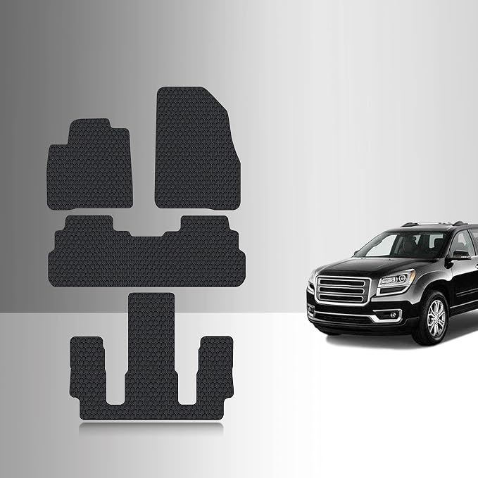 TOUGHPRO Floor Mats Accessories 1st + 2nd + 3rd Row by TOUGHPRO