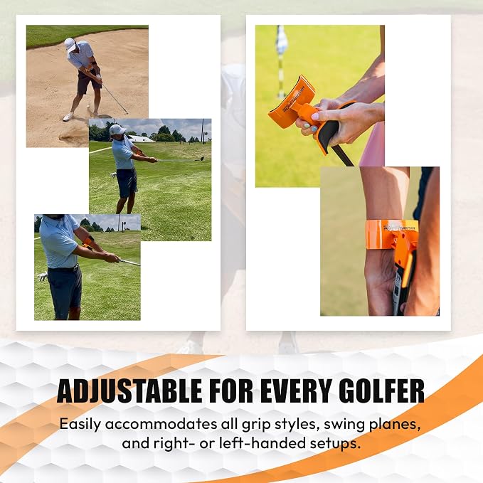 Orange Whip Golf Putting Aid Trainer, Patented Short Game Golf Swing Training - Image 4