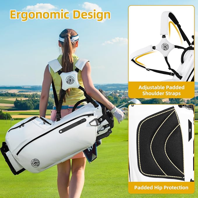 Golf Stand Bag 14 Way, Lightweight Golf Bags - Image 4