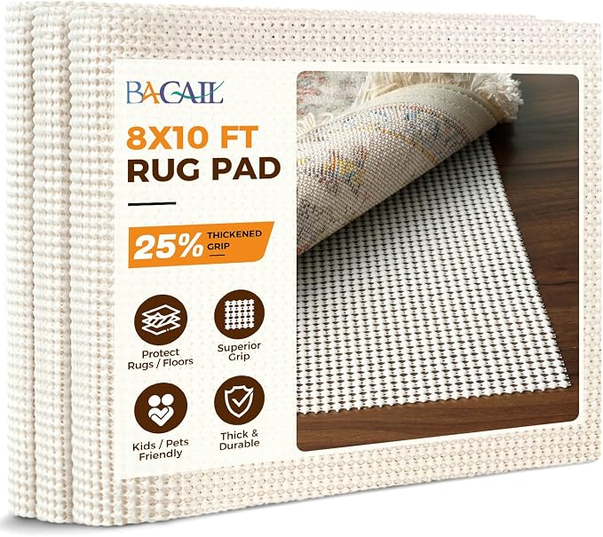 BAGAIL BASICS 8 x 10 FT Rug Pad Gripper by BAGAILBASICS