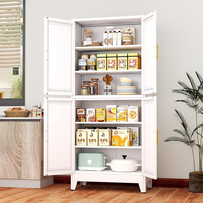 75" H Tall Kitchen Pantry Cabinet, Pantry Storage - Image 8
