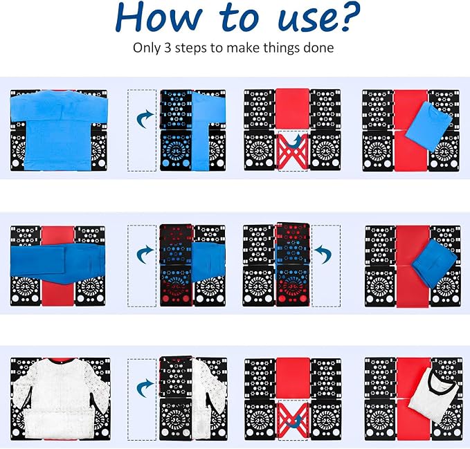 BoxLegend Version 3 Shirt Folding Board t Shirts Clothes Folder Durable Plastic - Image 3