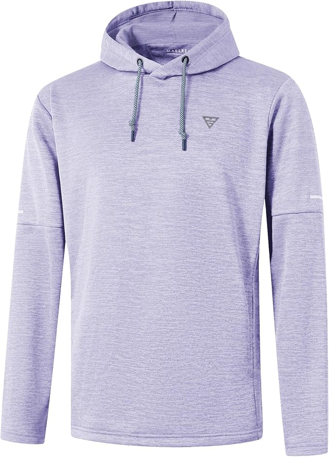 Hoodies for Men Golf Fleece Hooded Sweatshirts Dry Fit Athletic Lightweight by MAELREG
