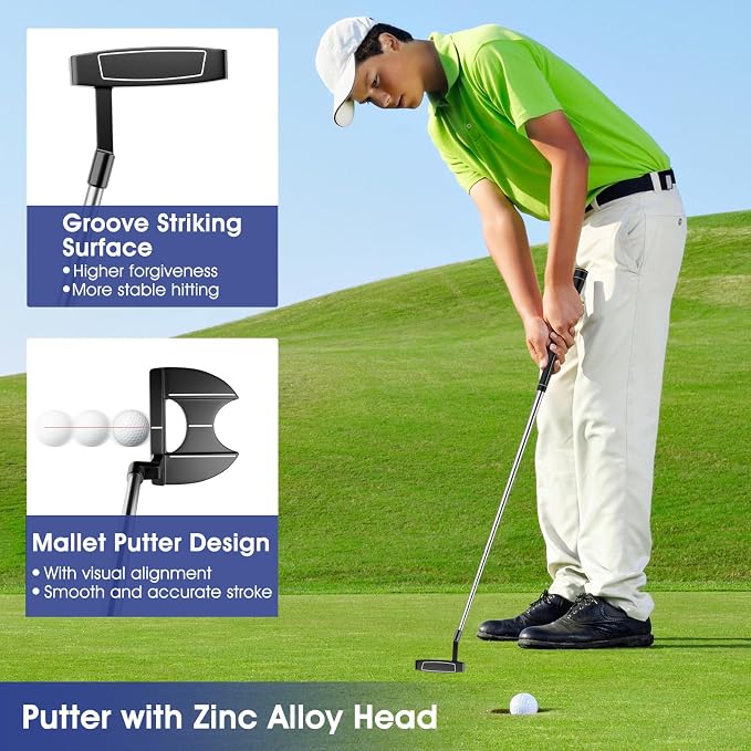 ULTIMATE Men's Complete Golf Club Set – Right-Handed, 9/11-Piece Full Set - Image 4