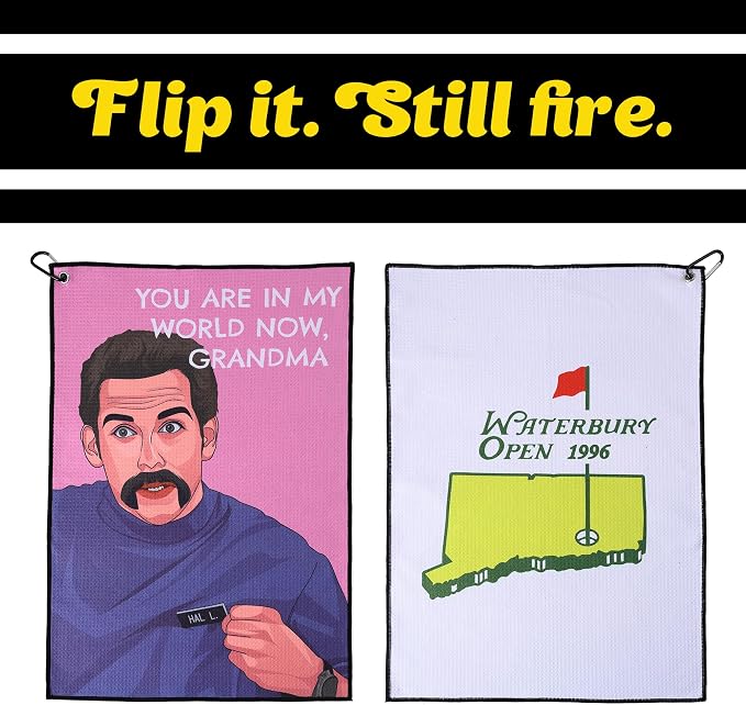 ZEETY Funny Golf Towel – 16" x 24" Premium Microfiber - Image 3