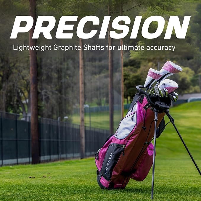 Aspire XD1 Womens Golf Clubs Full Set, Includes Driver, 6-PW Irons, Stand Bag - Image 5
