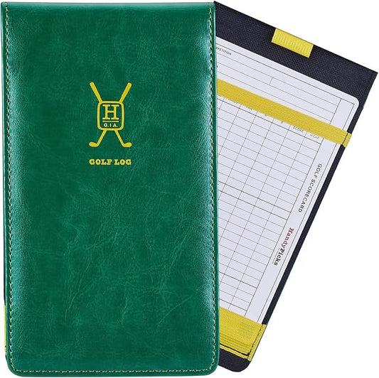 Handy Picks Leather Golf Scorecard Holder | Yardage Book Cover | Scorecard n by HandyPicksGolf